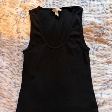 H&M Haut noir sans manches