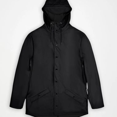 Giacca antipioggia nera RAINS S/M