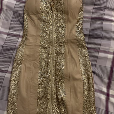 Pailletten-Korsettkleid
