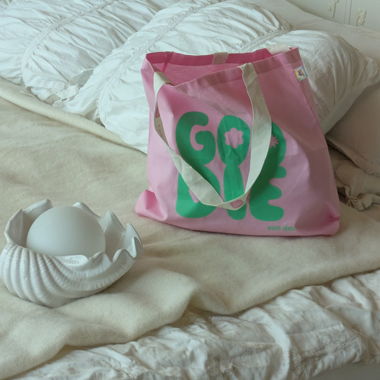 Sac en coton rose