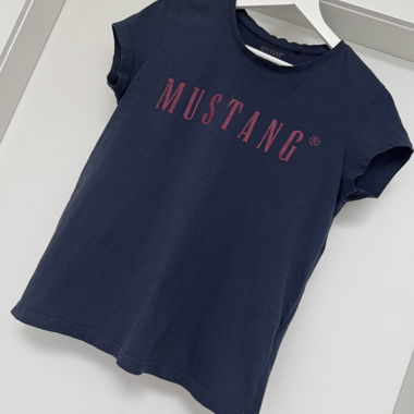 T-shirt Mustang blu navy