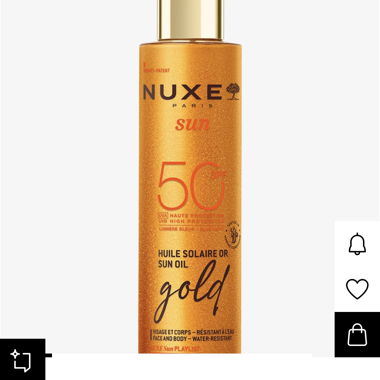 Olio solare Nuxe Sun SPF50