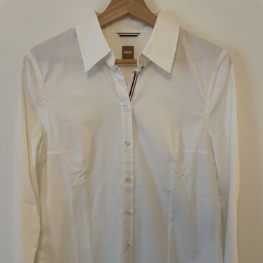 Hugo Boss white Cotton shirt