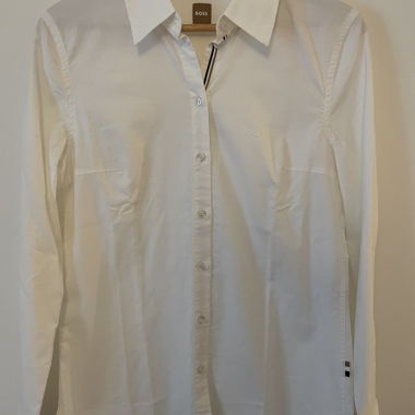 Hugo Boss white Cotton shirt