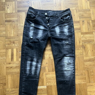 Jean Alessandro Zavetti Effet Usé Noir - Taille 30
