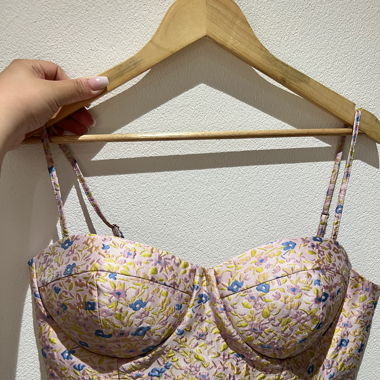 Blumen Bustier