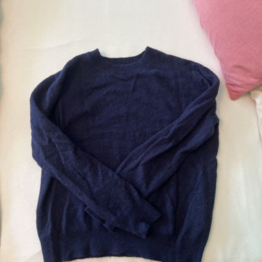Dark Blue Wool Sweater