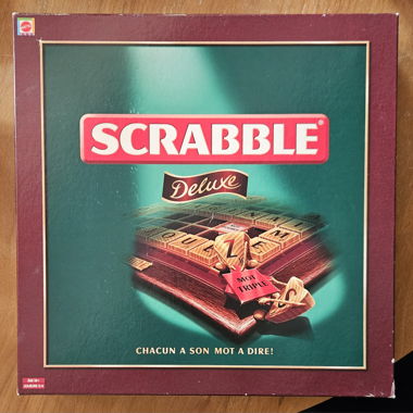 Scrabble Deluxe board game