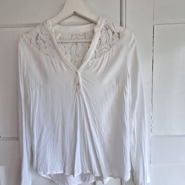 Blusa Bianca in Pizzo