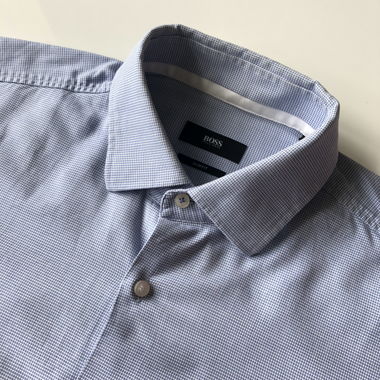 Shirt Hugo Boss Slim Fit Men Blue 39