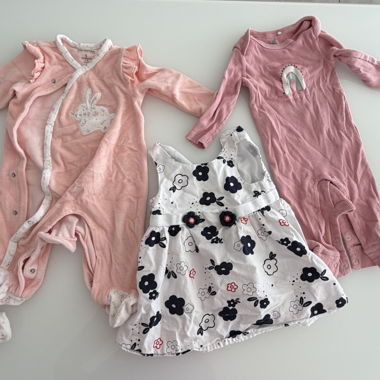 Bundle of Baby Bodysuits and Footie