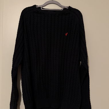pier-one / dunkelblauer pullover / gr. XL