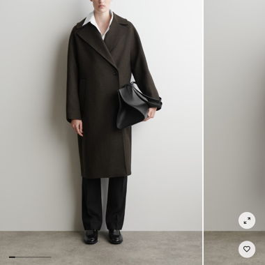 Cappotto lungo in lana COS