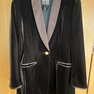 Completo Escada Couture velluto marrone