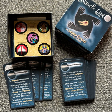 Jeu de société les Loups Garous nouvelle lune 