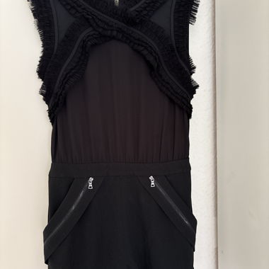 Black Sleeveless Jumpsuit