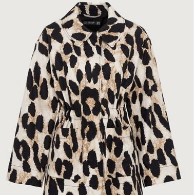 Set (blazer) jacket and skirt in leopard print (42) NEW