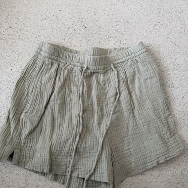 Shorts aus Musselin