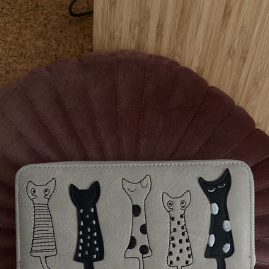 Katzen Geldtasche