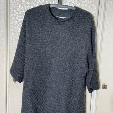 Maglione in lana grigio