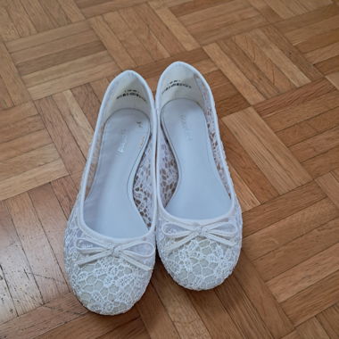 Weisse Ballerinas