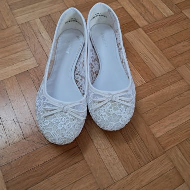 Weisse Ballerinas
