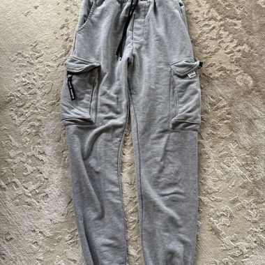 Pantaloni da jogging cargo grigi