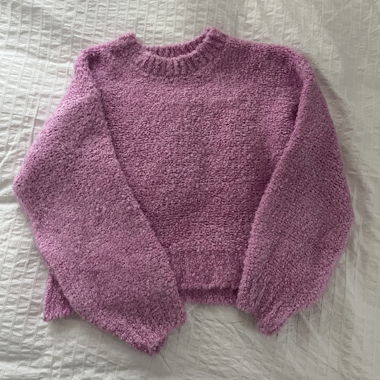 Pink fluffy Sweater