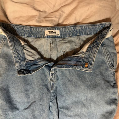 Jean large taille haute
