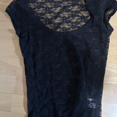 Black Lace T-Shirt
