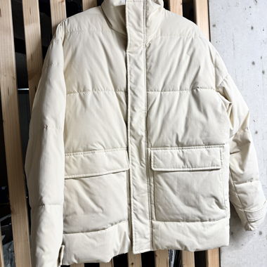 Zara Giacca Invernale Crema/Bianco