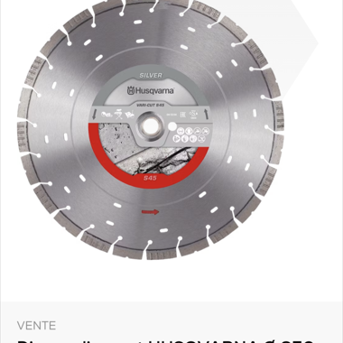 Disque 350 MM Husqvarna