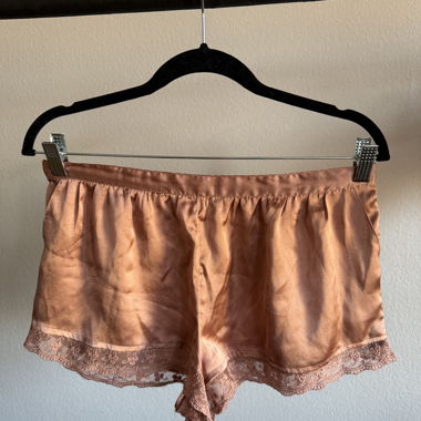 Shorts de pyjama Topshop en or rose