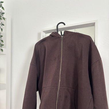 brown hoodie