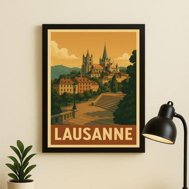 Cadre Photo Lausanne A4