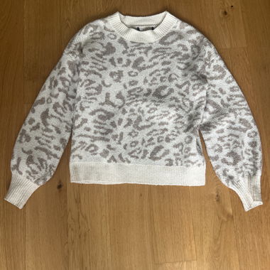 Pull en maille à motifs