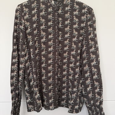 Marc Cain Bluse mit Zebra-Print
