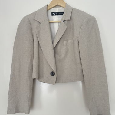 Blazer beige di Zara