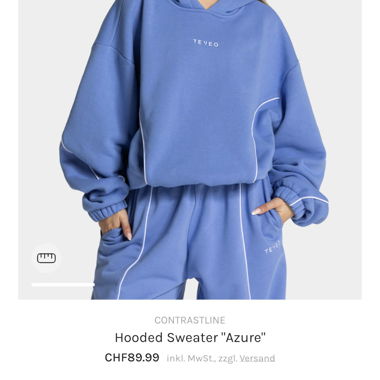 Teveo azure hoodie