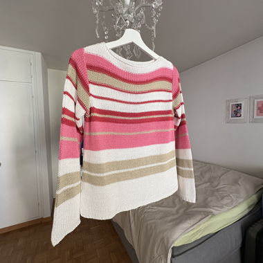 Pull en maille rayé Y2K