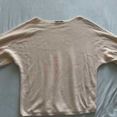 Beiger C&A-Pullover Grösse S