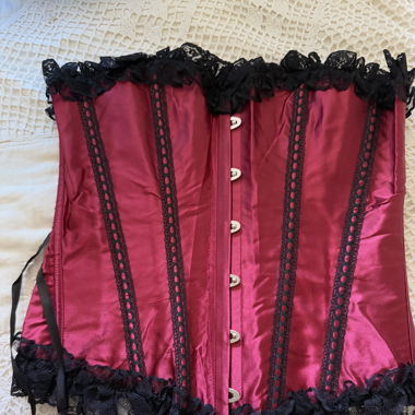 Vintage rotes Korsett