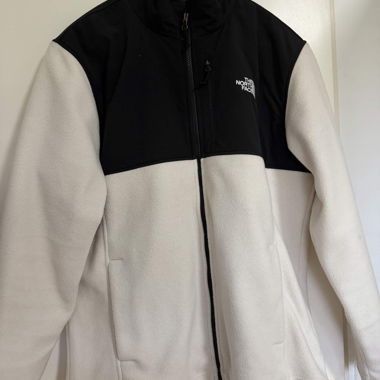 Giacca in pile bianca The North Face