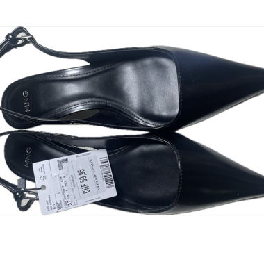 MNG Slingback-Pumps schwarz