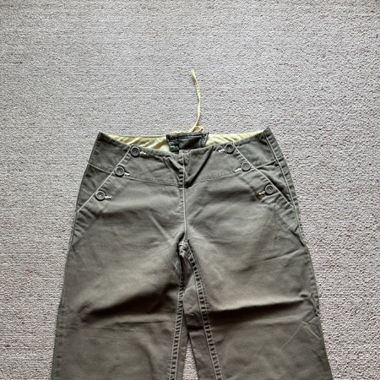 Pantaloni 3/4 verde oliva