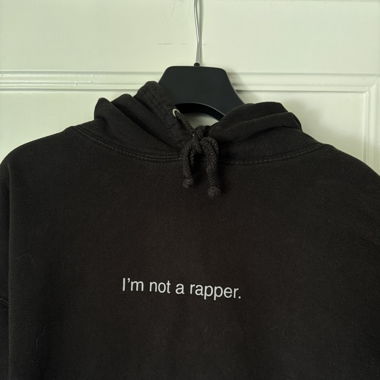 i am not a rapper hoodie