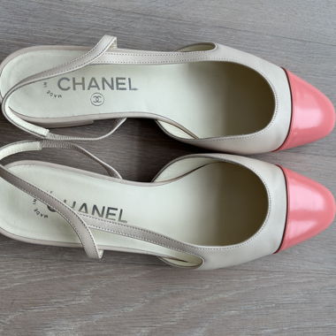 Chanel slingbacks taglia 38.5