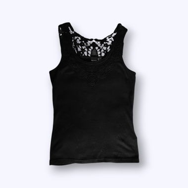 Débardeur noir dentelle Bodyflirt - Taille M