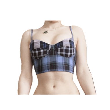 Top bustier a quadri Pimkie – taglia 34