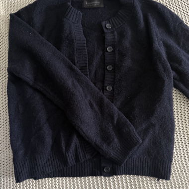 Stradivarius Navy-Strickjacke XS